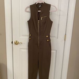 Venus Army Green Jumpsuit